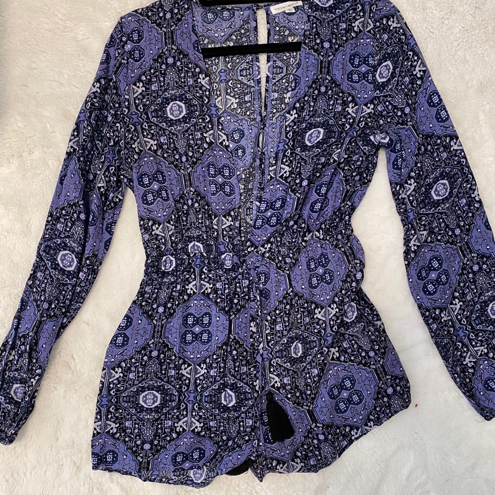 Long sleeve romper